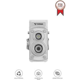 Torima CMR44 Mini Retro Beyaz Dijital Fotoğraf Makinesi