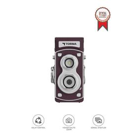 Torima CMR44 Mini Retro Mor Dijital Fotoğraf Makinesi