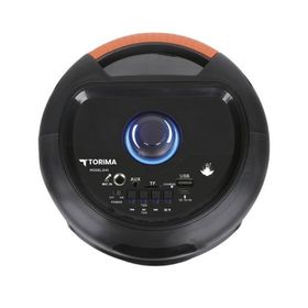 Torima D41 RGB Işıklı Mikrofonlu Siyah Bluetooth Hoparlör