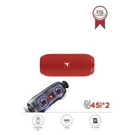 Torima D47 Kırmızı Kablosuz Taşınabilir TWS Bluetooth Hoparlör