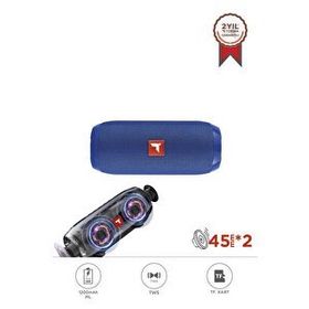 Torima D47 Mavi Kablosuz Taşınabilir TWS Bluetooth Hoparlör