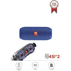 Torima D47 Mavi Kablosuz Taşınabilir TWS Bluetooth Hoparlör