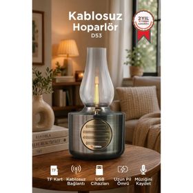 Torima D53 Nikel Vintage Gaz Lambası Taşınabilir Bluetooth Speaker