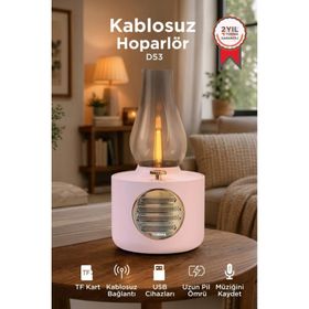 Torima D53 Pembe Vintage Gaz Lambası Taşınabilir Bluetooth Speaker