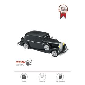 Torima D55 Siyah Retro Araba Tasarımlı Bluetooth Hoparlör