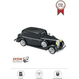 Torima D55 Siyah Retro Araba Tasarımlı Bluetooth Hoparlör