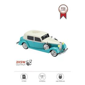 Torima D55 Turkuaz Retro Araba Tasarımlı Bluetooth Hoparlör
