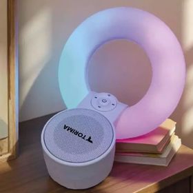 Torima D65 Beyaz RGB Işıklı Kablosuz Bluetooth Hoparlör