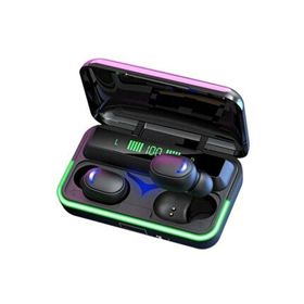 Torima E10 Oyuncu Rgb 5.1 Wireless 1200mAh Powerbank Özellikli Kablosuz Bluetooth Kulaklık E10-MİPODS siyah