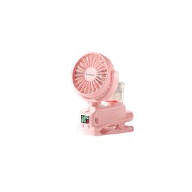 Torima F-14 Pembe Dijital Ekranlı Şarjlı Su Kapasiteli Mini Masa Fan Vantilatör