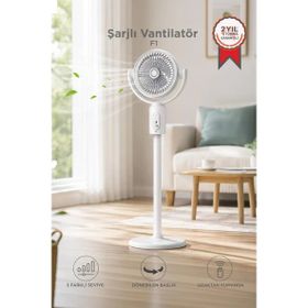 Torima F1 Air Fan Beyaz Kumandalı Ayarlanabilir Vantilatör