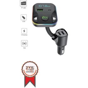 Torima G12 PD Şarj Özellikli Dijital Göstergeli Bluetooth FM Transmitter