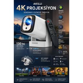 Torima HY260 Pro Mini Taşınabilir Projeksiyon Cihazı
