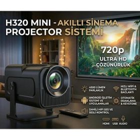 Torima HY320 Mini Smart Taşınabilir Projeksiyon Cihazı