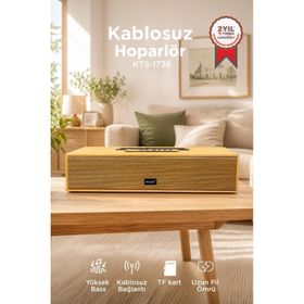 Torima KTS-1738 Ahşap Bluetooth Hoparlör