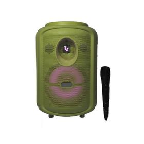 Torima KTS-2111 Yeşil Mikrofonlu Tekerlekli Bluetooth Hoparlör