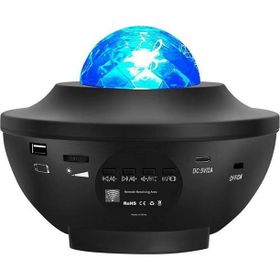 Torima LW-34 Siyah Starry Led Lazer Projektör Müzik Bluetooth Hoparlör