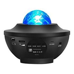 Torima LW-34 Siyah Starry Led Lazer Projektör Müzik Bluetooth Hoparlör