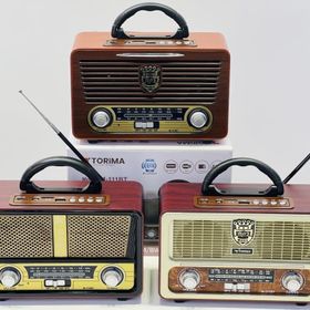 Torima M-111BT Siyah Nostaljik Radyolu Bluetooth Hoparlör