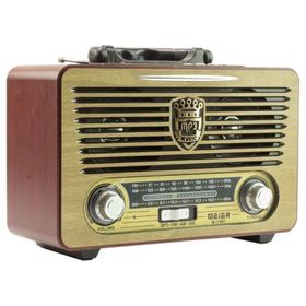 Torima M-115BT Kumandalı Nostaljik Radyolu Kahverengi Bluetooth Hoparlör