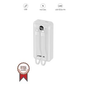 Torima TRM-1015 Beyaz 10000 mAh Powerbank