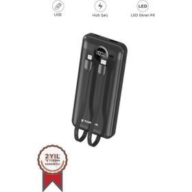 Torima TRM-1015 Siyah 10000 mAh Powerbank