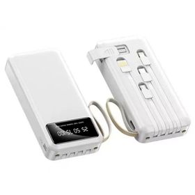 Torima TRM-1021 Hızlı Şarj Özellikli 4 Çıkışlı Beyaz 20.000 MAH Powerbank