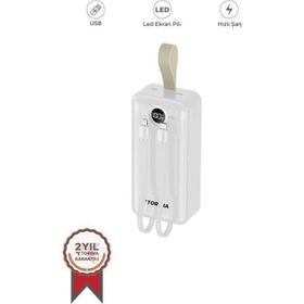 Torima TRM-1035 Beyaz 30000 mAh Powerbank