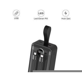 Torima TRM-1035 Siyah 30000 mAh Powerbank