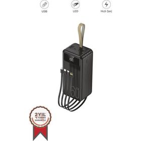Torima TRM-1060 Siyah 60000 mAh Powerbank