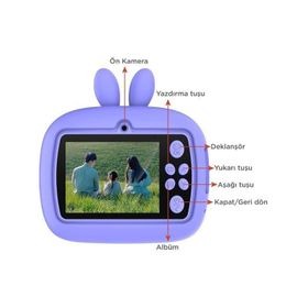 Torima TRM-CMR18 Mor Dijital Fotoğraf Makinesi