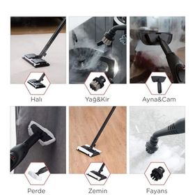 Torima V22B Beyaz Koltuk ve Halı Yıkama Makinesi + CB-08C Çok Fonksiyonlu Buharlı Temizleyici