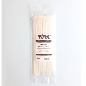 Tork 100 Adet 3.6X280 mm Beyaz Kablo Bağı