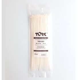 Tork 100 Adet 3.6X280 mm Beyaz Kablo Bağı