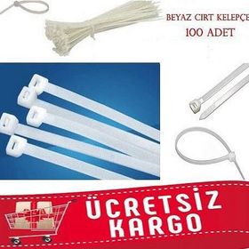 Tork 100 Adet 3.6x370 mm Beyaz Kablo Bağı