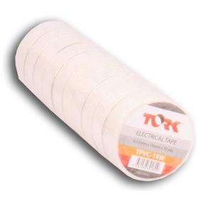 Tork 19 mm 10 mt 10'lu Beyaz Elektrik Bantı