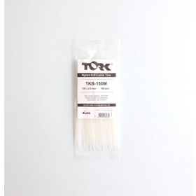 Tork 2.5x150 Beyaz 100 Adet Kablo Bağı