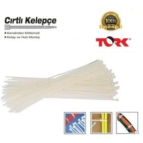 Tork 3.6x140 mm Cırt Kelepçe Kablo Bağı