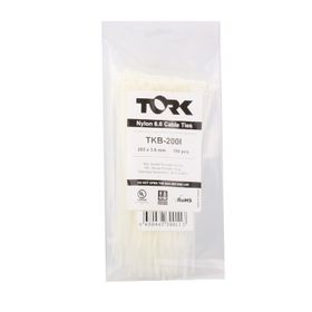Tork 3.6x203 Beyaz 100 Adet Kablo Bağı