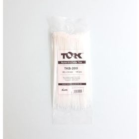 Tork 3.6x203 Beyaz 100 Adet Kablo Bağı