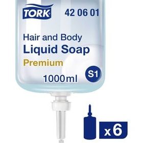 Tork 420601 Premium 6x1 lt Saç ve Vücut Sıvı Sabun