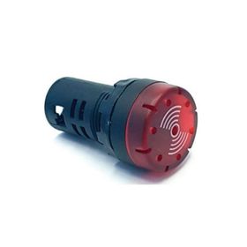 Tork AD16SM-24K 24V AC/DC 22 mm Kırmızı Ledli Buzzer
