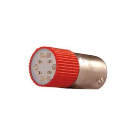 Tork BA9SC-110-K 110V AC/DC Kırmızı Buton Led Ampul