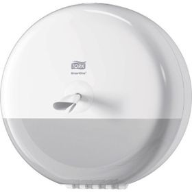 Tork Beyaz Çiftli Mini İçten Çekmeli Tuvalet Kağıdı Dispenseri