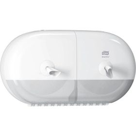 Tork Beyaz Çiftli Mini İçten Çekmeli Tuvalet Kağıdı Dispenseri