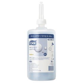 Tork Hair Body Premium 1 lt 6 Adet Sıvı Sabun