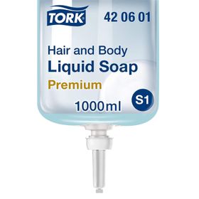 Tork Hair Body Premium 1 lt 6 Adet Sıvı Sabun