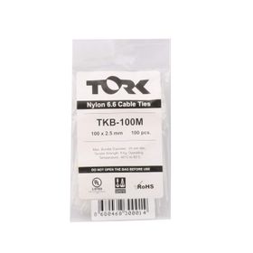 Tork TKB-100M-B 100 Adet 2.5x100 mm Siyah Kablo Bağı