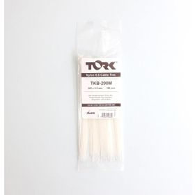 Tork TKB-200M 100 Adet 2.5x203 mm Beyaz Kablo Bağı