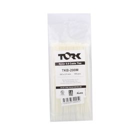 Tork TKB-200M 100 Adet 2.5x203 mm Beyaz Kablo Bağı